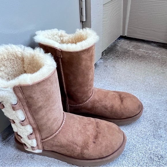 UGG Brown Sheepskin Boots, Size 9, Excellent Condition - Picture 3 of 10